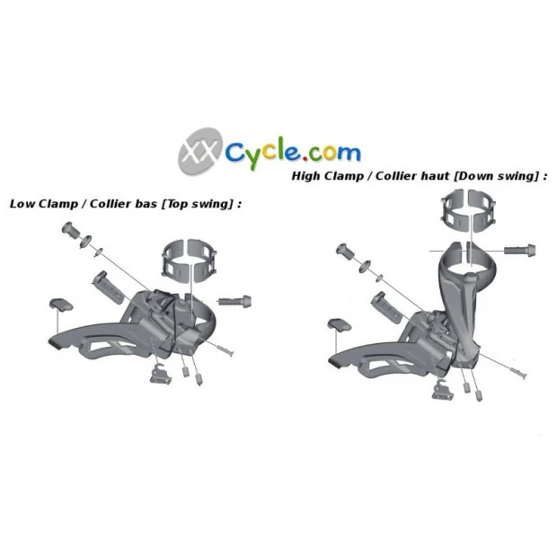 Dérailleur Avant Shimano Deore XT FD-M8025-D - Down Swing – Image 2