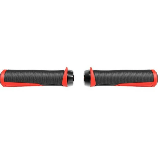 Poignées VTT BBB Cobra 142mm - Rouge/Noir