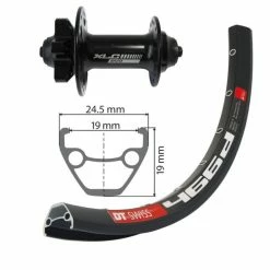 Dt-swiss Roue Avant VTT DT Swiss 466D 27,5" Moyeu XLC Evo
